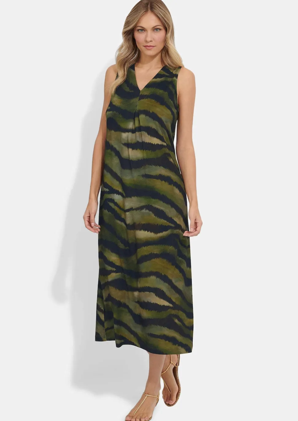 Freizeitkleid mit Animal Print