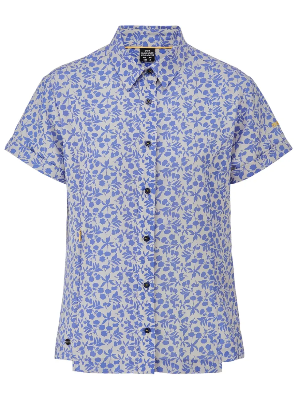 Funktionsbluse mit verlängertem Rücken