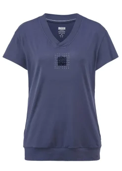Funktionsshirt mit V-Ausschnitt