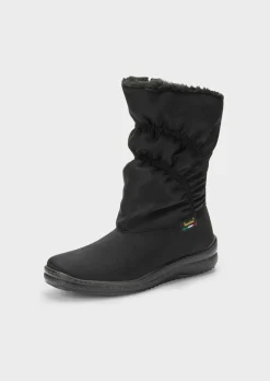 Gefütterte Winterstiefel mit Reißverschluss