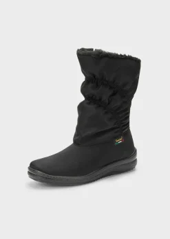 Gefütterte Winterstiefel mit Reißverschluss