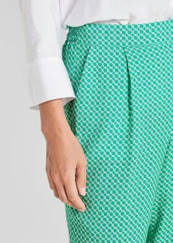 Gemusterte Schlupfhose SARA mit Minimalprint