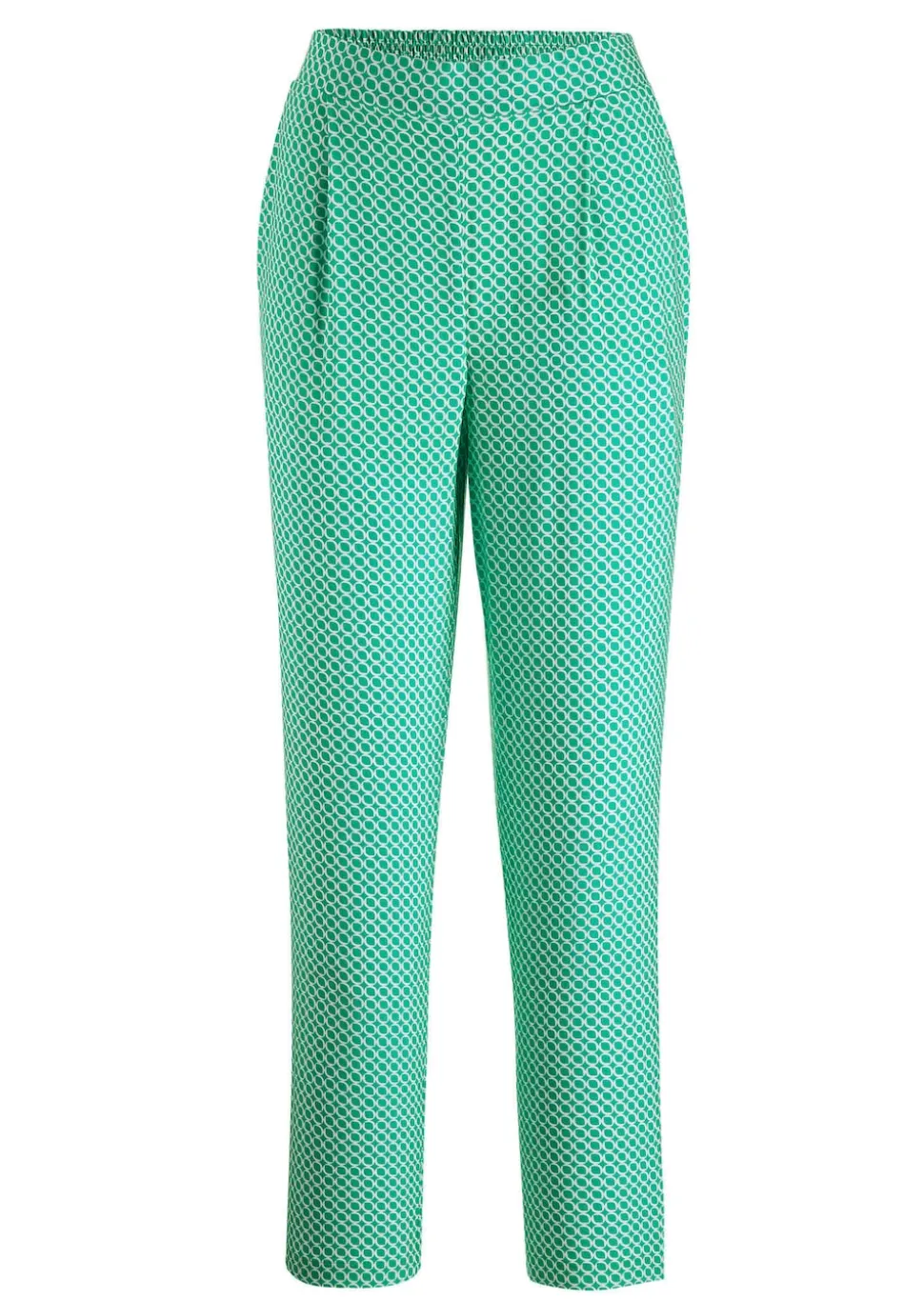 Gemusterte Schlupfhose SARA mit Minimalprint