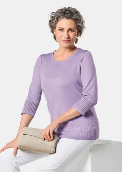 Gepflegter Ajour-Pullover mit femininen Durchbrüchen