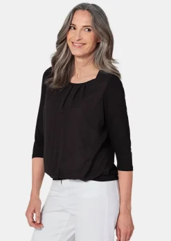 Gepflegtes Shirt in eleganter Blusen-Optik
