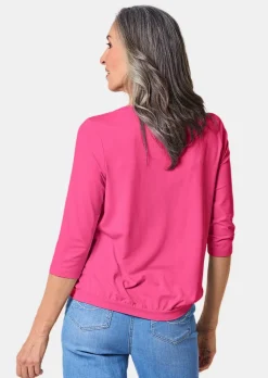 Gepflegtes Shirt in eleganter Blusen-Optik