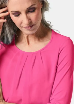 Gepflegtes Shirt in eleganter Blusen-Optik