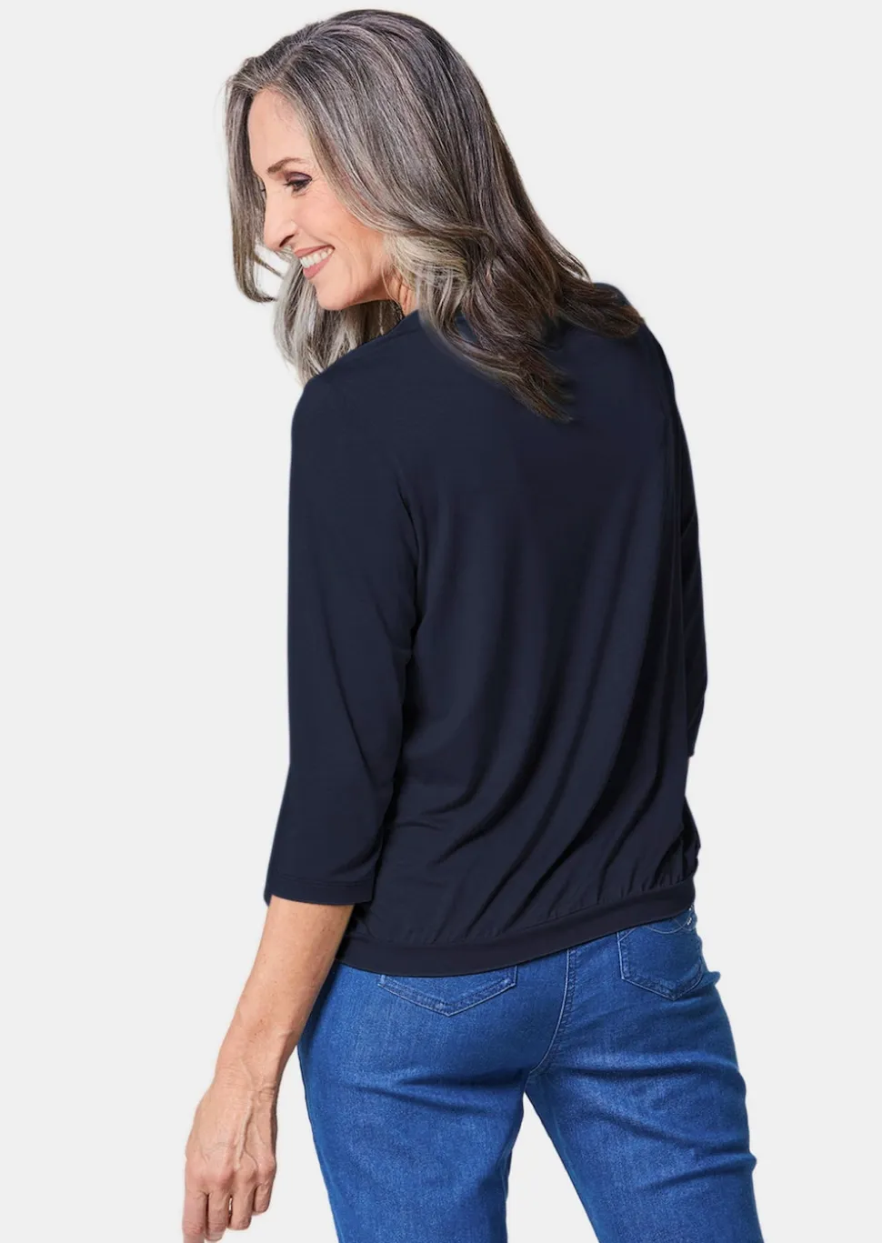 Gepflegtes Shirt in eleganter Blusen-Optik