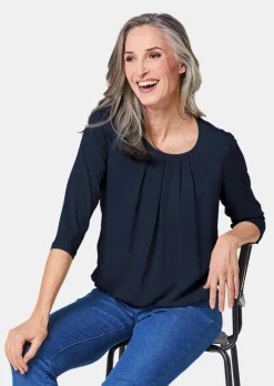 Gepflegtes Shirt in eleganter Blusen-Optik