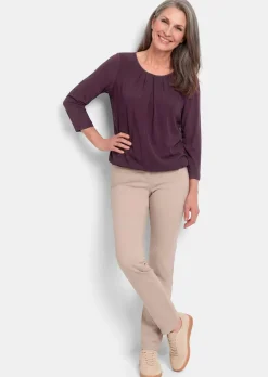 Gepflegtes Shirt in eleganter Blusen-Optik