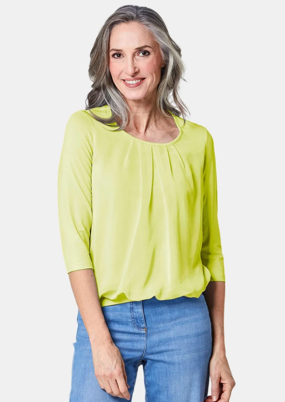 Gepflegtes Shirt in eleganter Blusen-Optik