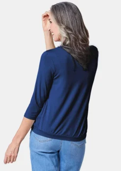 Gepflegtes Shirt in eleganter Blusen-Optik