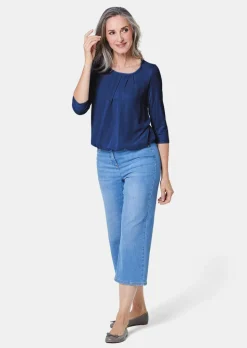 Gepflegtes Shirt in eleganter Blusen-Optik