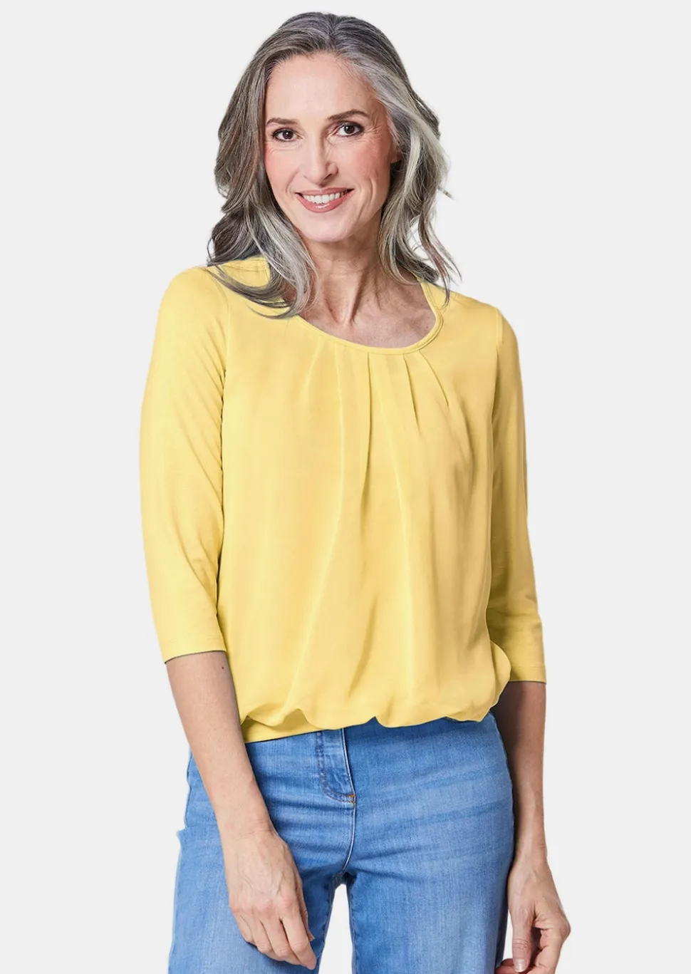 Gepflegtes Shirt in eleganter Blusen-Optik