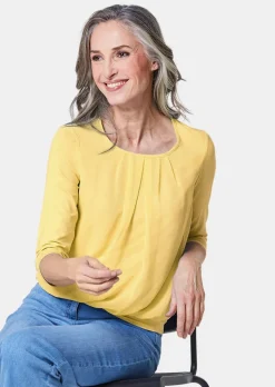 Gepflegtes Shirt in eleganter Blusen-Optik