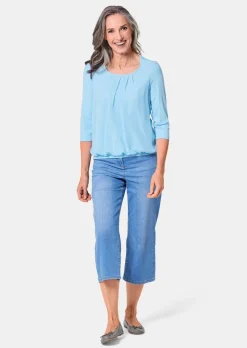 Gepflegtes Shirt in eleganter Blusen-Optik
