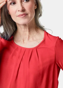 Gepflegtes Shirt in eleganter Blusen-Optik