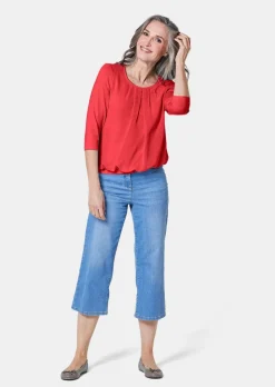 Gepflegtes Shirt in eleganter Blusen-Optik