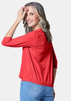 Gepflegtes Shirt in eleganter Blusen-Optik