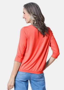 Gepflegtes Shirt in eleganter Blusen-Optik