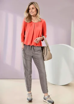 Gepflegtes Shirt in eleganter Blusen-Optik