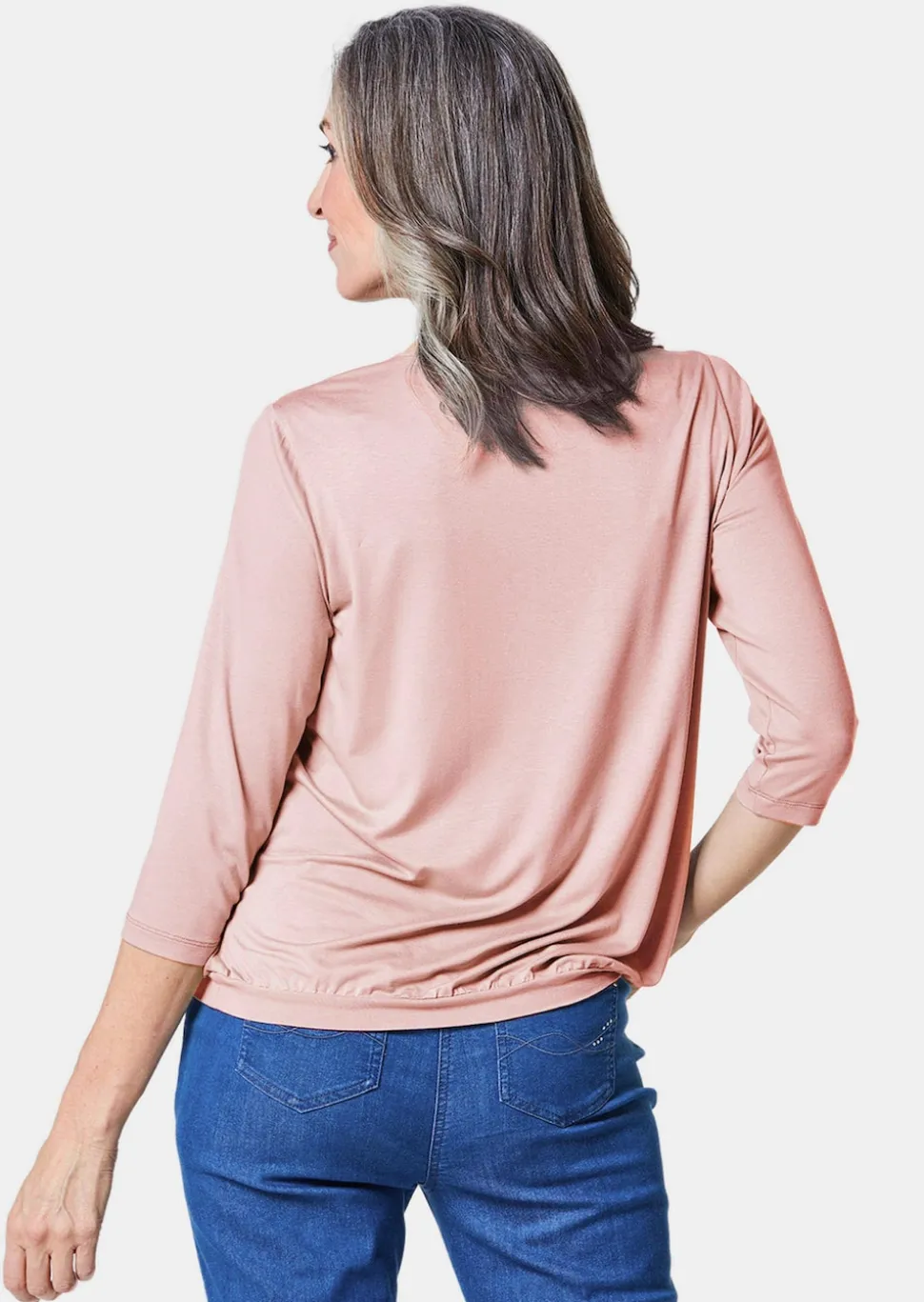 Gepflegtes Shirt in eleganter Blusen-Optik