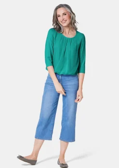 Gepflegtes Shirt in eleganter Blusen-Optik