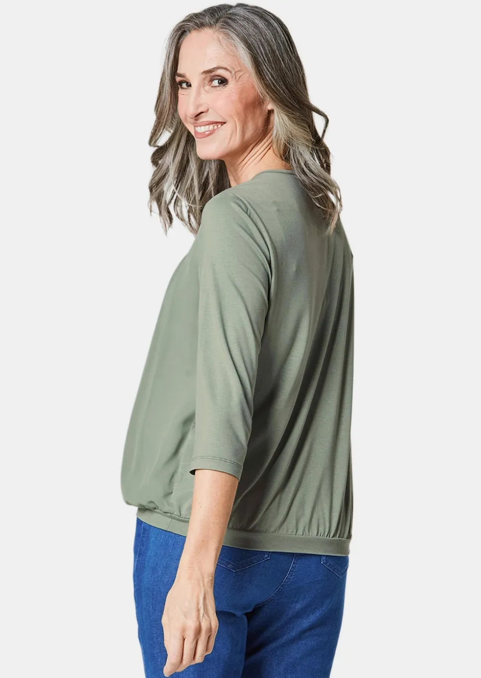 Gepflegtes Shirt in eleganter Blusen-Optik