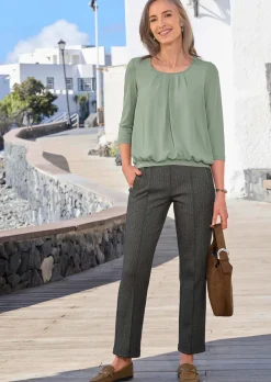 Gepflegtes Shirt in eleganter Blusen-Optik