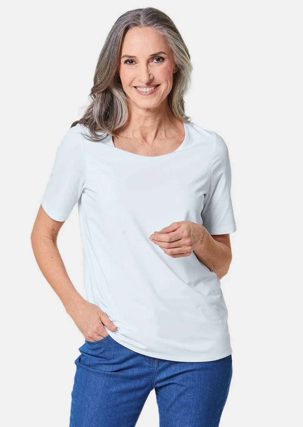 Gepflegtes Shirt in formstabiler Ware