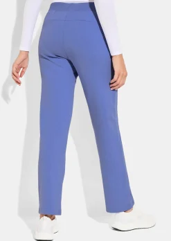 Gerade Freizeithose mit Bindeband
