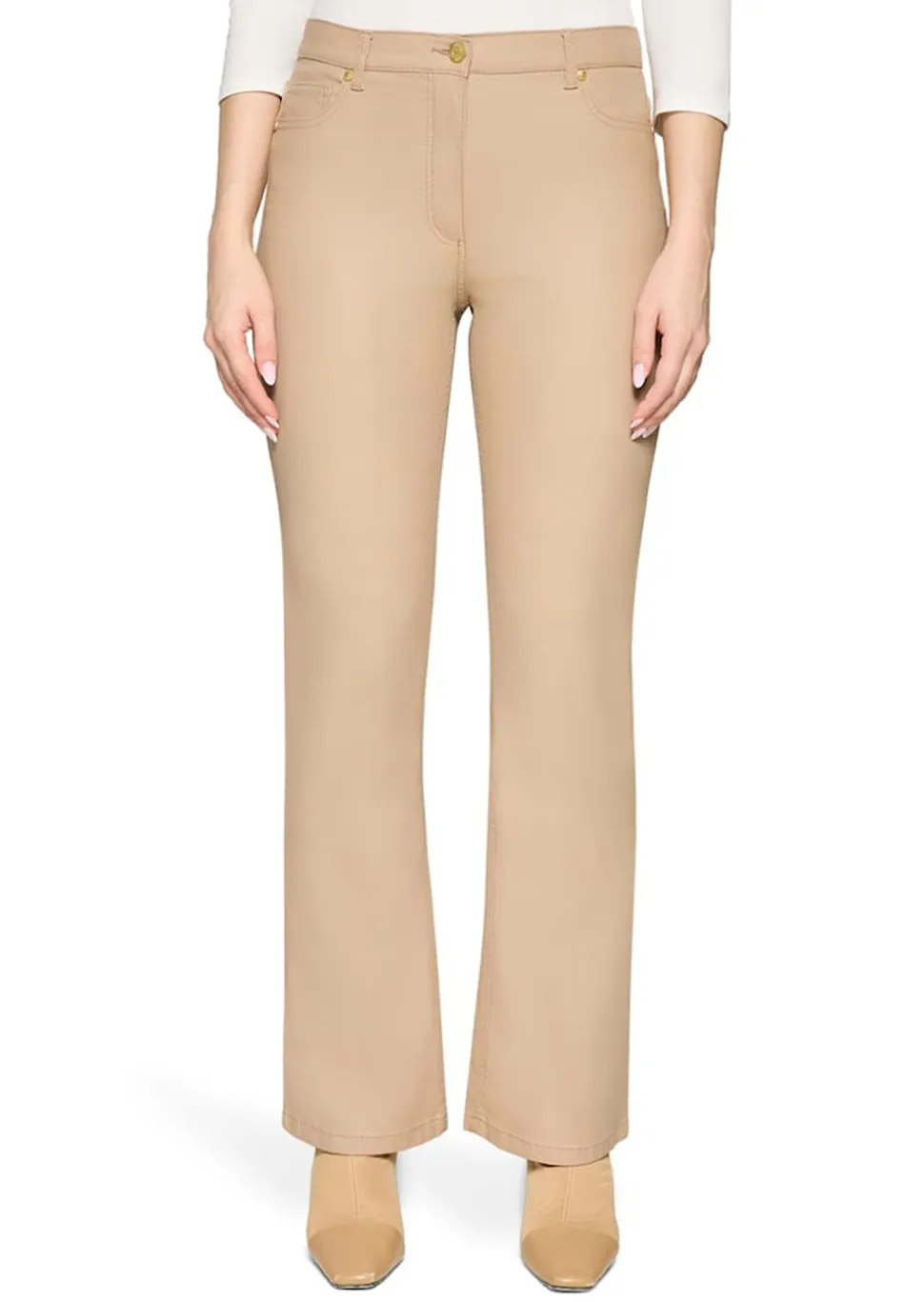 Gerade Hose "Sina Perfect Body" mit Beschichtung