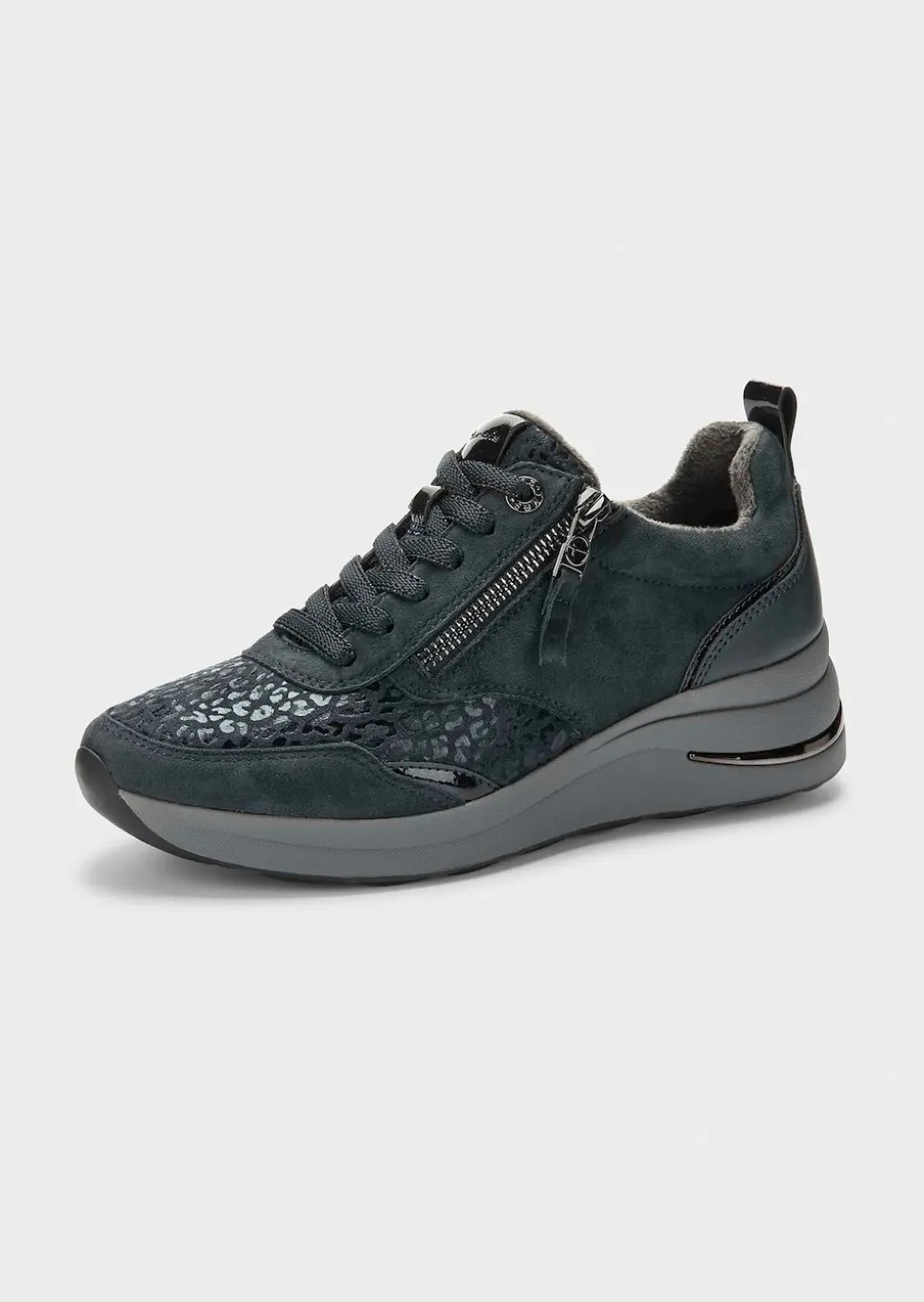 Hallux-Sneaker in elastischem Materialmix