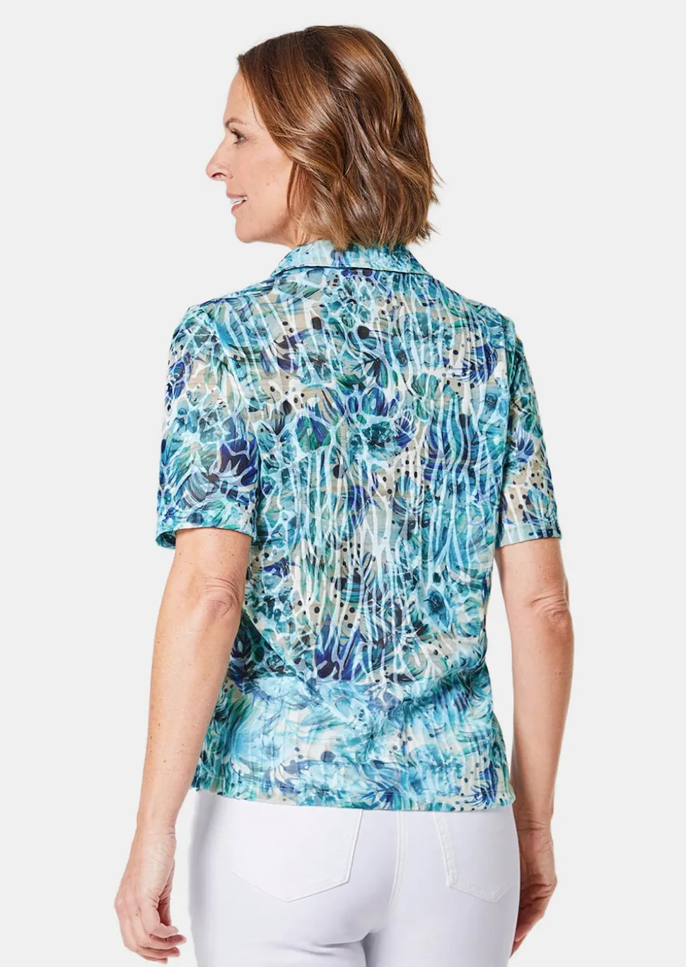 Hautangenehmes Druck-Poloshirt
