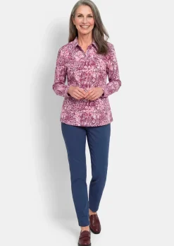 Hemdbluse aus reiner Baumwolle