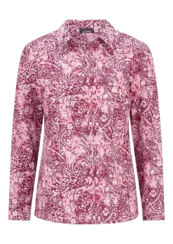 Hemdbluse aus reiner Baumwolle