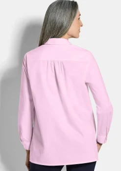 Hemdbluse aus reiner Baumwolle