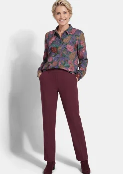 Hemdbluse mit Blumenmuster