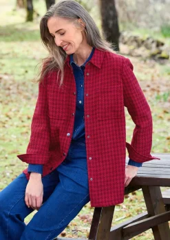 Hemdjacke aus Bouclé