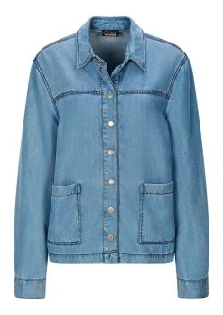 Hemdjacke im Denim-Look