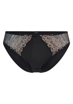 Hüftslip mit floraler Spitze