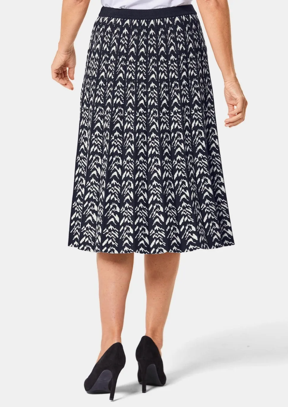 Hochwertiger Jacquard-Strickrock