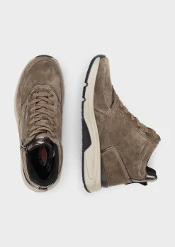 Hohe Sneaker mit Reißverschluss