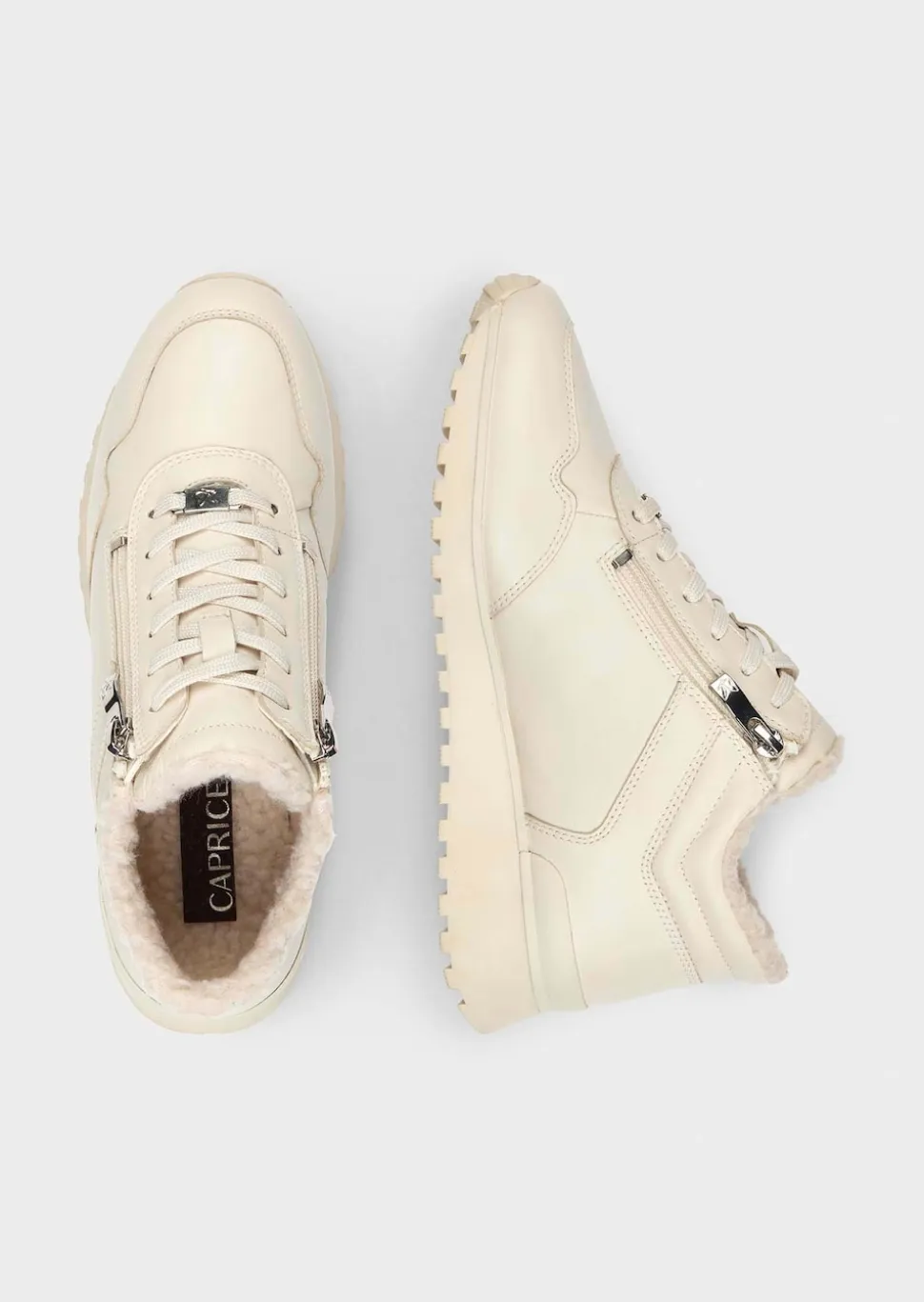 Hohe Sneaker mit Teddyfutter