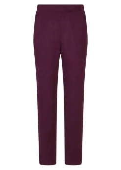 Hose LOUISA in Veloursleder-Optik
