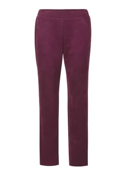 Hose LOUISA in Veloursleder-Optik