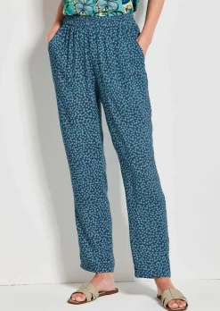 Hose SARA mit Millefleurs-Print