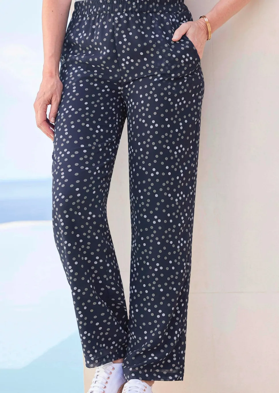 Hose VERA mit Tupfen-Muster
