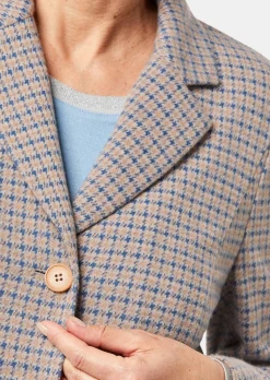 Indoorjacke aus strukturiertem Jersey