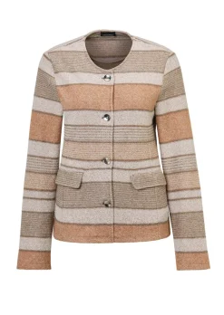 Jacke in Bouclé-Optik